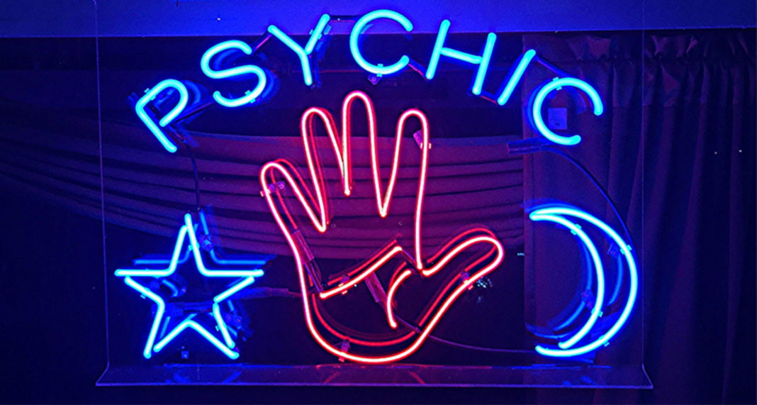 Psychic neon sign