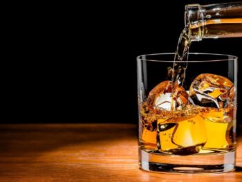 glass of alcohol